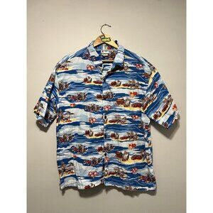 Vintage Mickey Goofy Disney Hiwaian Tshirt